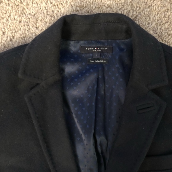 Tommy Hilfiger Italian Wool Black Blazer - Picture 4 of 6